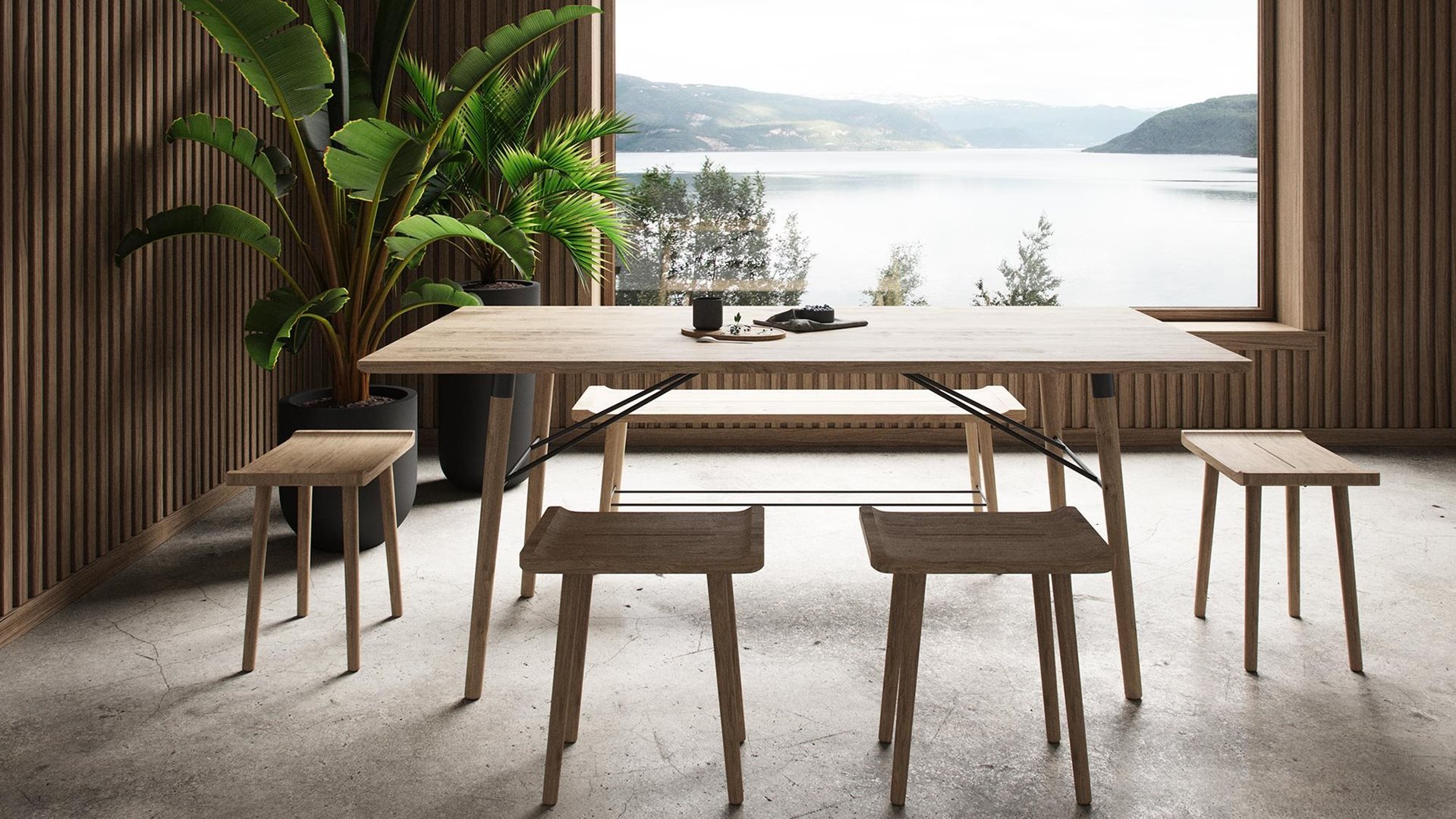 Scala Dining Table (Nature)