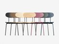 Scala Chair all oak colors row
