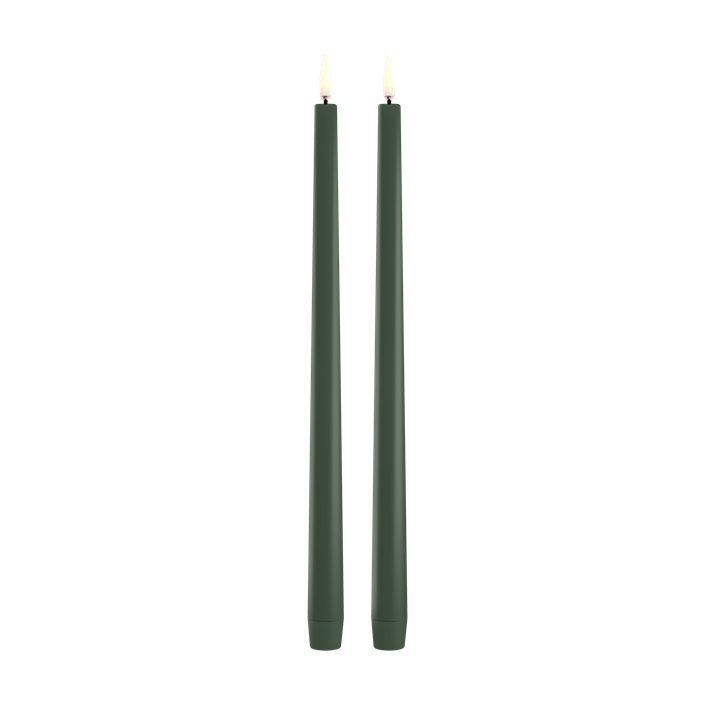 Slim Taper Candles, Olive Green, UL-TA-OG02332-2