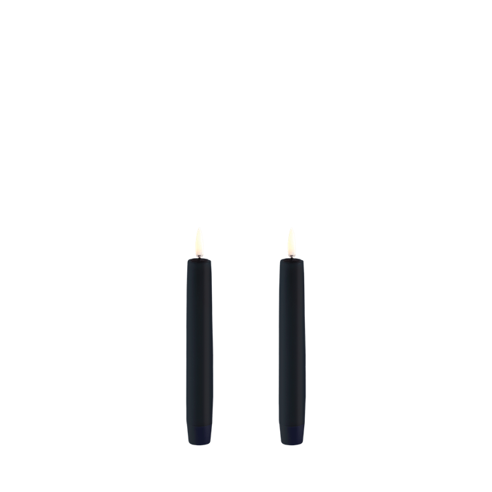 Uyuni-Classic Taper Candles-UL-TA-PB02315-2-Plain Black