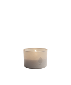 Rechargeable Glass Candle, W8,2 x H6 cm