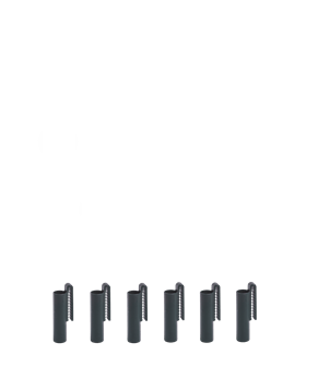 Green Coloured Clips (6-Pack)