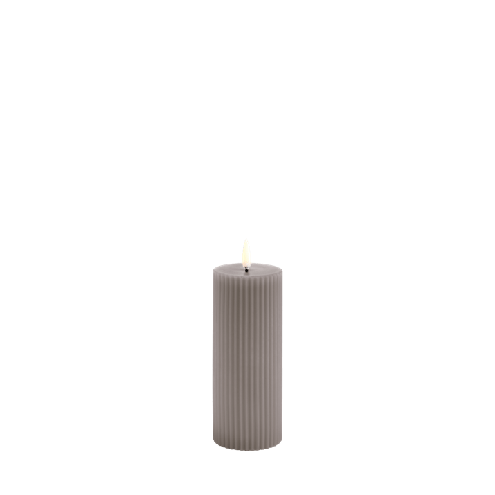 Uyuni-Grooved Pillar Candles-W5,8 x H15,2cm-UL-PI-SAG06015