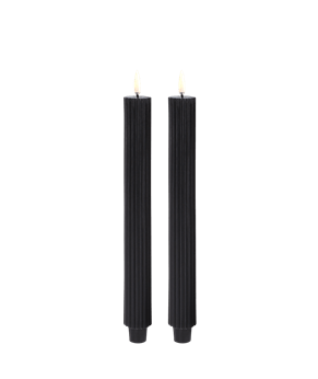 Uyuni-Grooved Taper Candle-W3,2 x H25,5cm-UL-TA-PBG03225-2