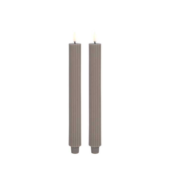 Uyuni-Grooved Taper Candle-W3,2 x H25,5cm-UL-TA-SAG03225-2