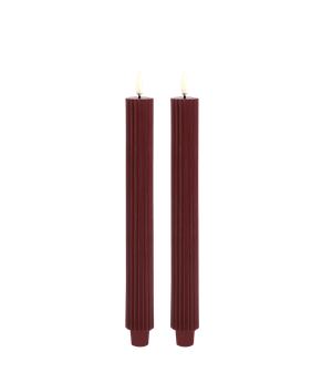 Uyuni-Grooved Taper Candle-W3,2 x H25,5cm-UL-TA-WRG03225-2
