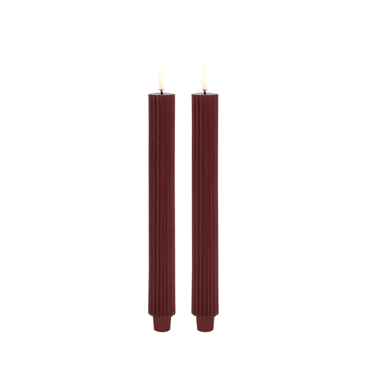 Uyuni-Grooved Taper Candle-W3,2 x H25,5cm-UL-TA-WRG03225-2