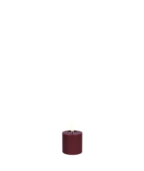 UYUNI-Melted Pillar Candle Smooth W5 x H4,8cm WR