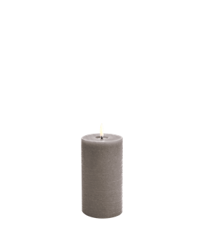 UYUNI-Melted Pillar Rustic W7,8xH15cm Sandstone