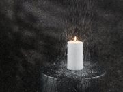 UYUNI-Outdoor Pillar Candle, Smooth, W8,4 x H10cm