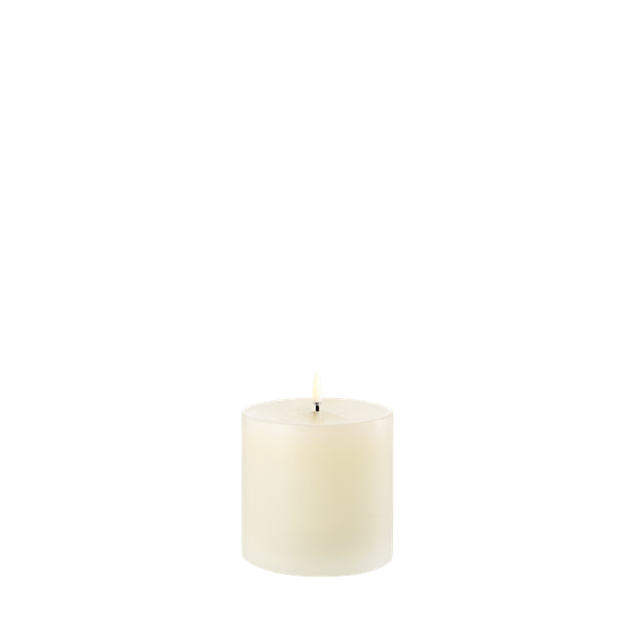 Uyuni-Pillar Candles Smooth-W10,1 x H10,1cm-UL-PI-IV-C10110