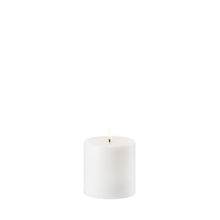 Uyuni-Pillar Candles Smooth-W10,1 x H10,1cm-UL-PI-NW-C10110