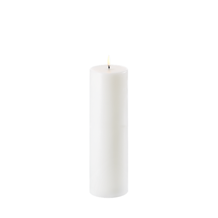 Uyuni-Pillar Candles Smooth-W7,8 x H25cm-UL-PI-NW-C78025