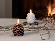 Uyuni-Pine Cone Candles-W7 x H7cm