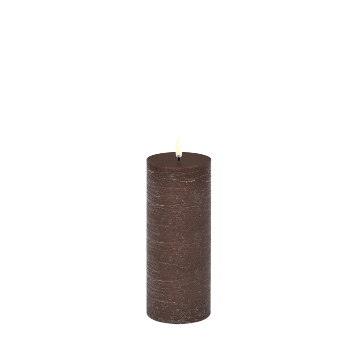 Uyuni-Rustic Pillar Candles-W7,8 x H20,3-UL-PI-BR-C78020