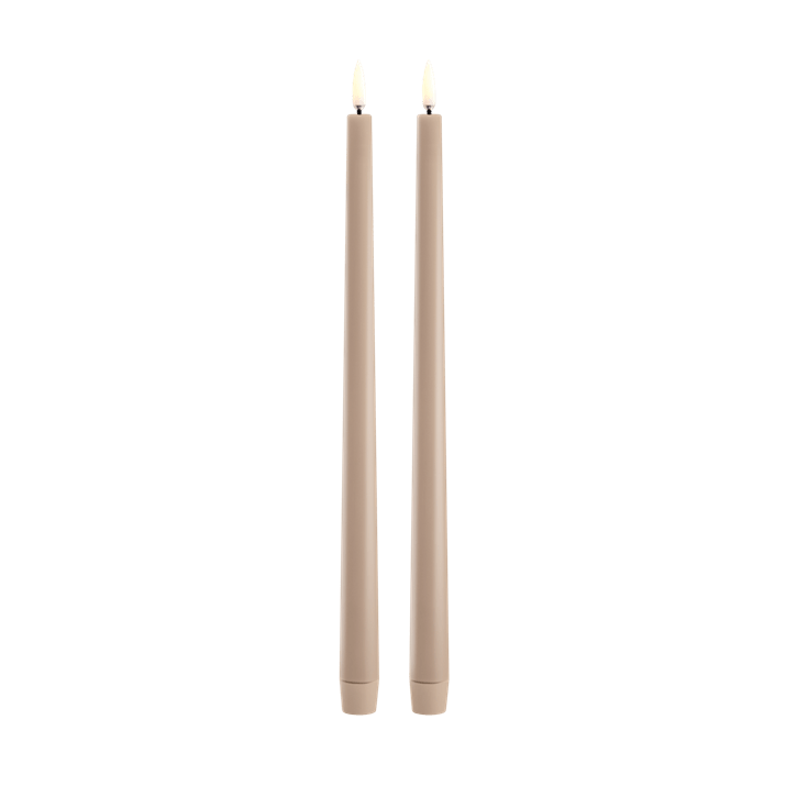 Uyuni-Slim Taper Candle-W2,3 x H32cm-UL-TA-BE02332-2-Beige