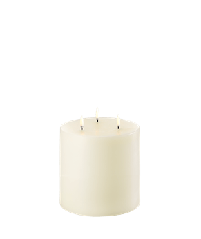 Uyuni-Triple Flame Candle-W15,2 x H15,2cm-UL-TF-IV-C15218