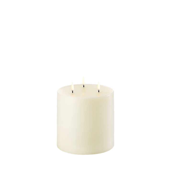 Uyuni-Triple Flame Candle-W15,2 x H15,2cm-UL-TF-IV-C15218