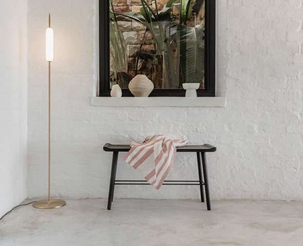 EKTA Living-Dunhammer Floor Lamp-Scala Bench