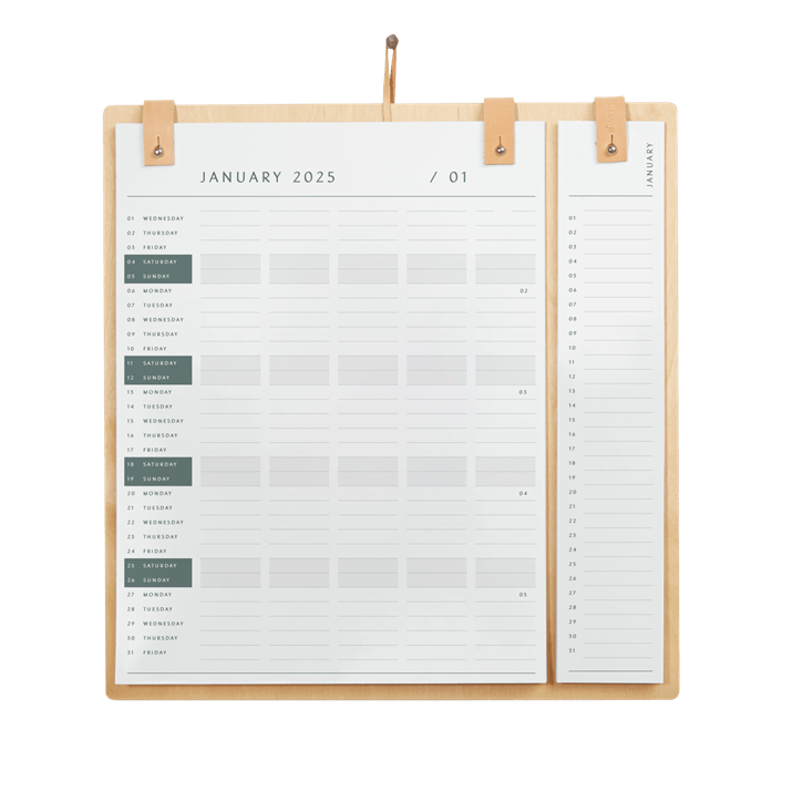 EKTA Living-Planner Board 2024/2025-EK-PB252