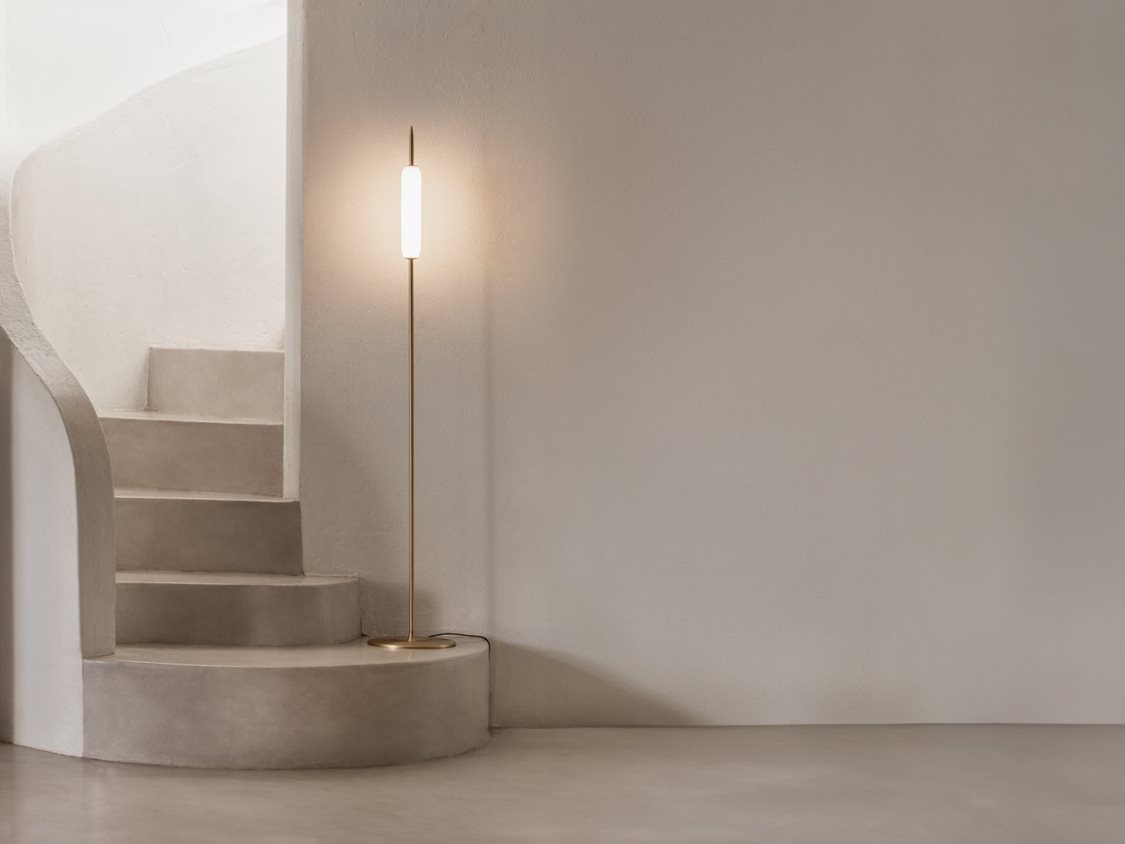 EKTA Living-Dunhammer Floor Lamp