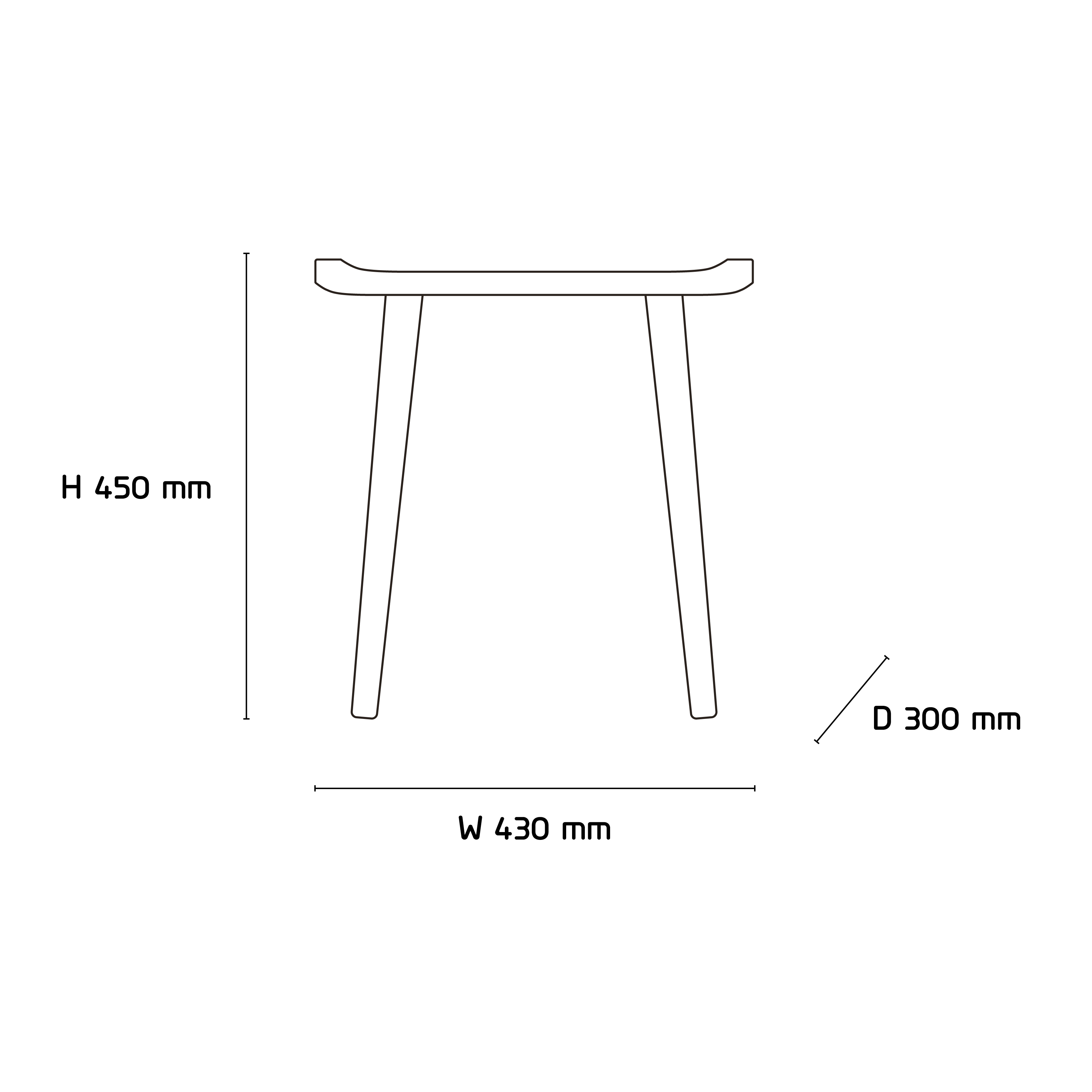 EKTA-Scala Stool-Product Spec Image