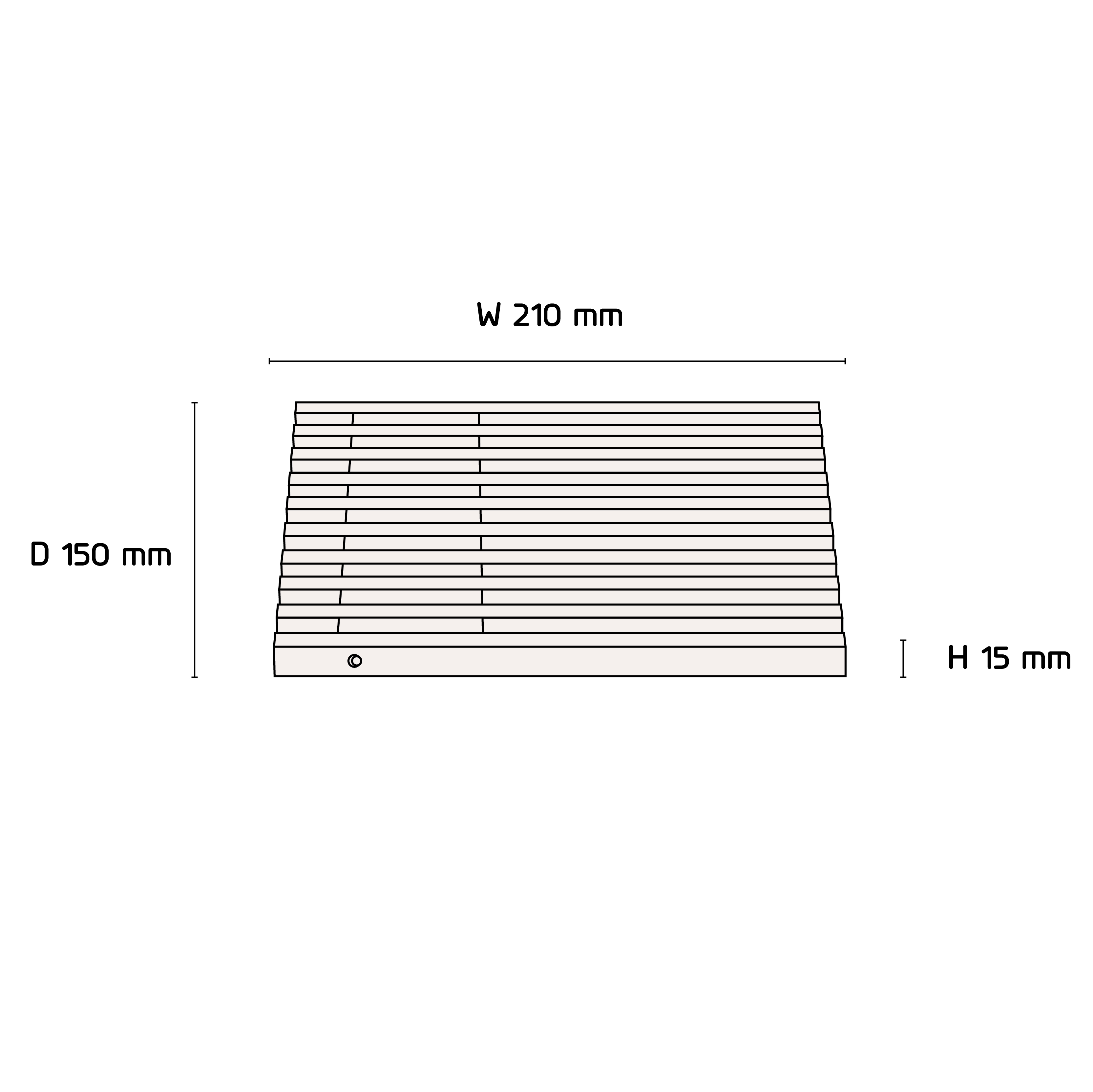 EKTA-Table Frame-Product Spec Image