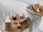 Uyuni-Tealight Candles-Marble Lantern