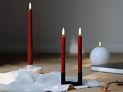 Matrix Candleholder mini taper, Matte black, 2'arm