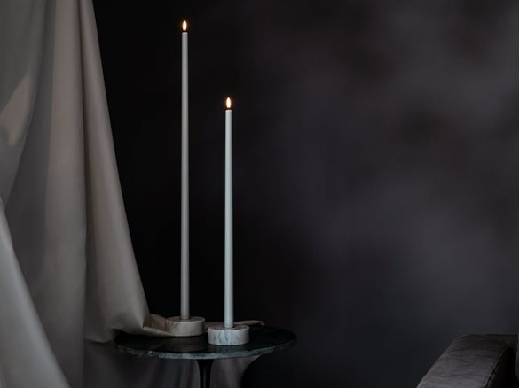 Uyuni-Tall Taper Candles SS25-Dusty Green