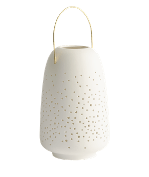 Ceramic Lantern, Medium
W15,5 x H24 cm