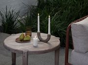 Uyuni-Marble Double Candleholder