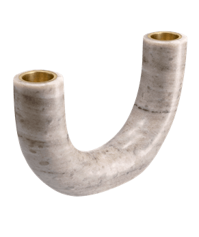 Marble Double Candleholder