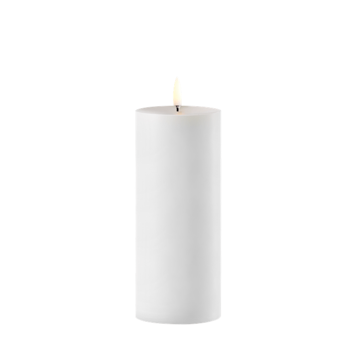 Uyuni-Outdoor Pillar Candle-W12 x H30cm-UL-OU-WH12030