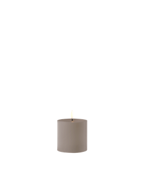 Outdoor Pillar Candle, Smooth, W7,8 x H7,8cm