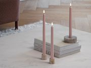 Uyuni-Classic Taper Candle-Rose Powder