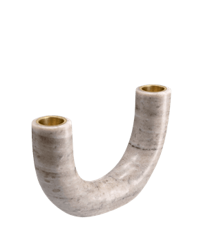 Marble Double Candleholder