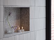 Uyuni-Melted Tealight Candle-Silver