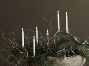 Uyuni-Mini Taper Candles with Metal Clips, 6 pack