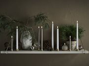 Uyuni-Slim Taper Candle-Nordic White