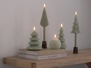Uyuni-Marble Mini Taper Candleholder-Sage Green