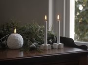 Uyuni-Snowball Candle-Ceramic Star-Mini Taper